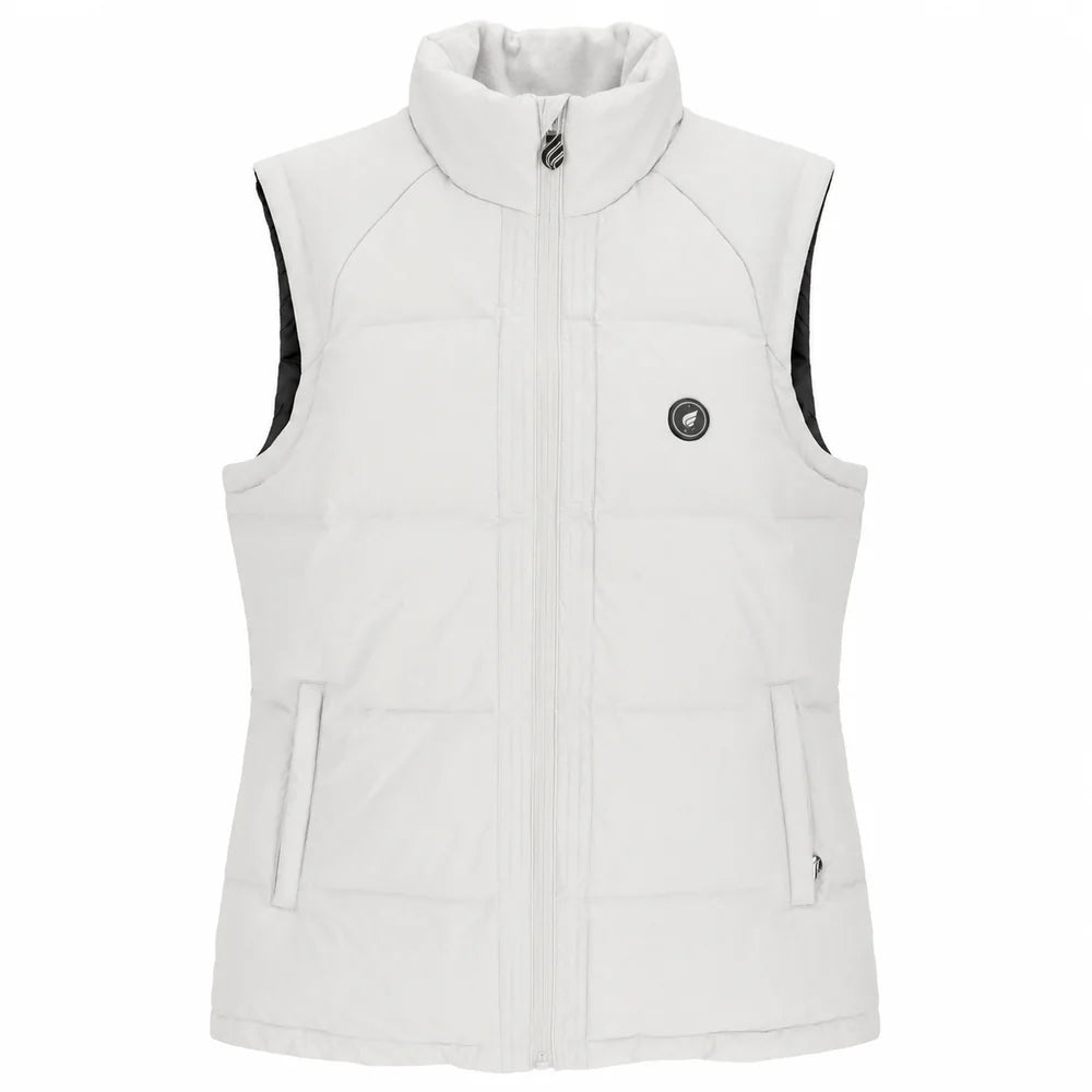 Heating zone coverage on Savior Heat Women's Drawcord-Hem Heated Vest