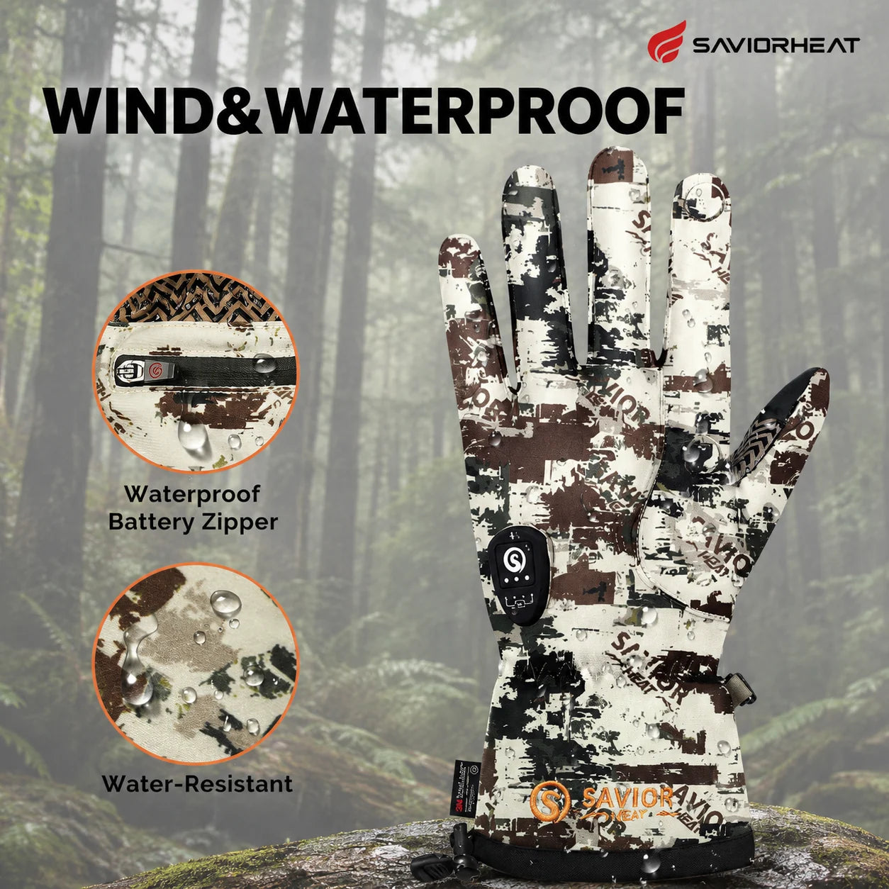 Camo Heated Hunting Gloves – Reed & Rock Camouflage