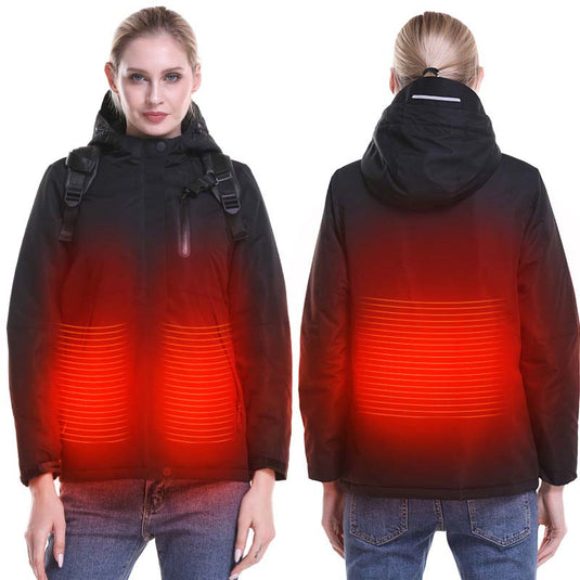 Winter Heating Clothing USB Charging Heated Jacket, Women