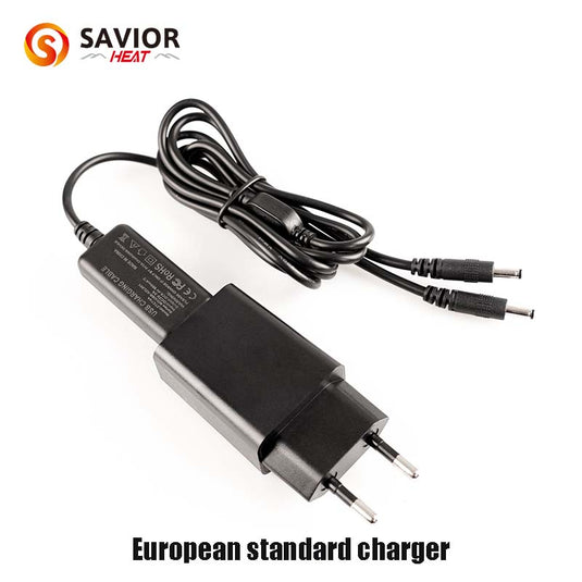 Saviour Beheiztes USB-Ladegerät für 7,4 V 2200 mAh Akku Beheizte Handschuhe Fäustlinge Liner Socken Mützen Jacke Weste