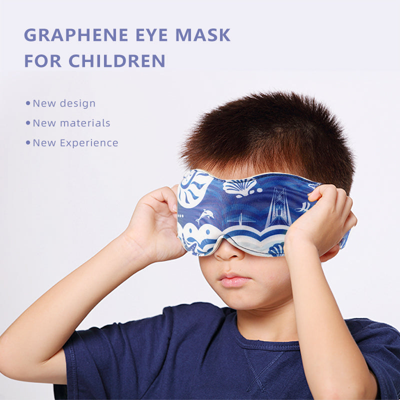 Load image into Gallery viewer, Graphene Children&#39;s Heated Massage Eye Mask
