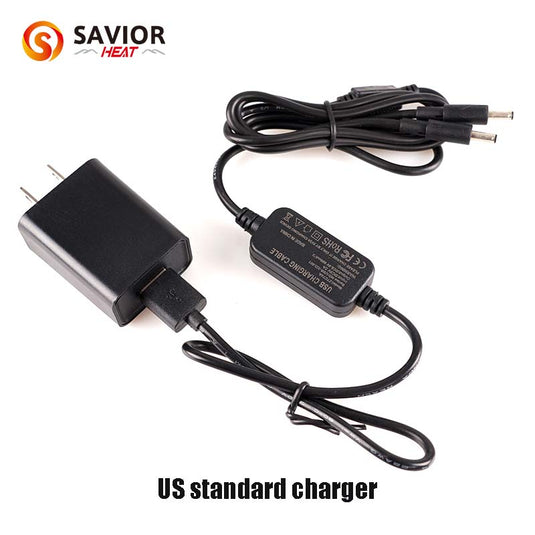 Saviour Chargeur USB pour batterie 7.4V 2200mah Gants chauffants Mitaines  Lin – Savior Heat Official® Store