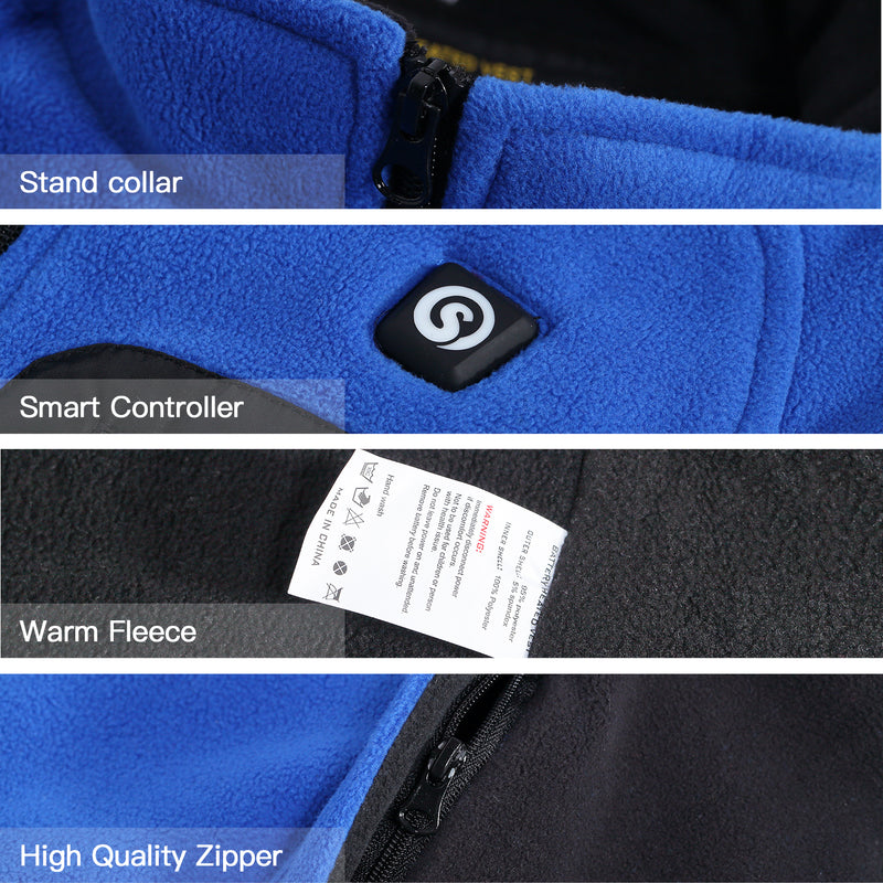 Load image into Gallery viewer, Savior Men&#39;s Fleece Battery Heated Vest
