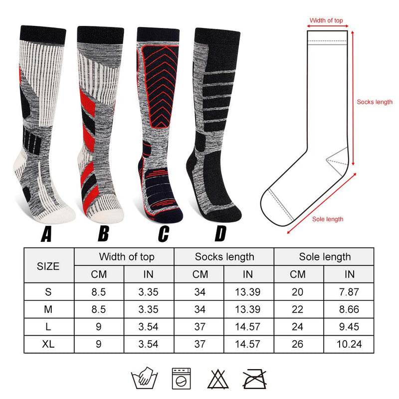 Load image into Gallery viewer, High Performance Ski Merino Wool Socks
