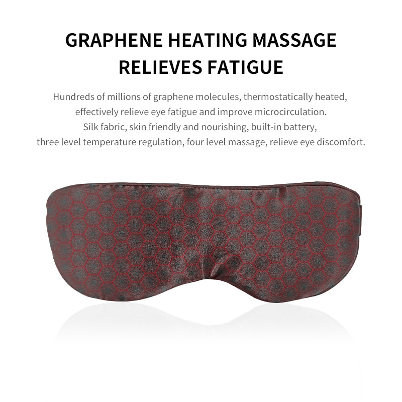Cargue la imagen en el visor de la galería, Silk Massage Heating Eye Mask Vibration

