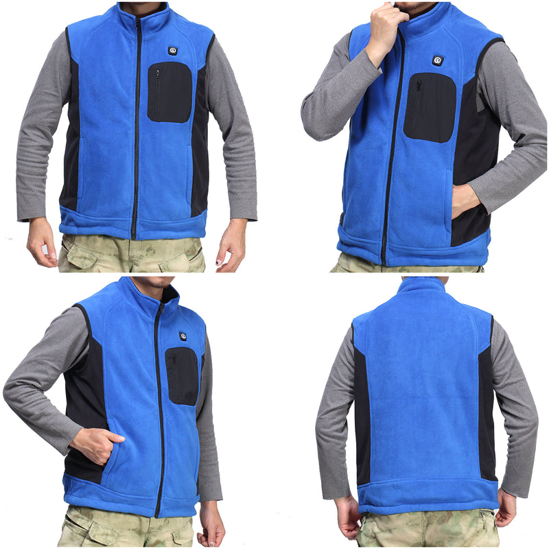 Load image into Gallery viewer, Savior Men&#39;s 7.4V Fleece Battery Heated Vest
