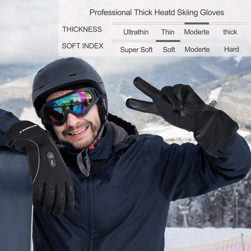 Load image into Gallery viewer, SAVIOR Snow Gloves Rechargeable Battery Motorcycle Ski Warm Gloves
