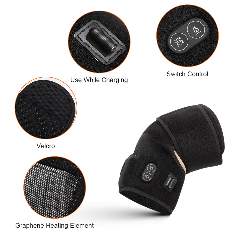 Cargue la imagen en el visor de la galería, SAVIOR Heated Knee Brace
