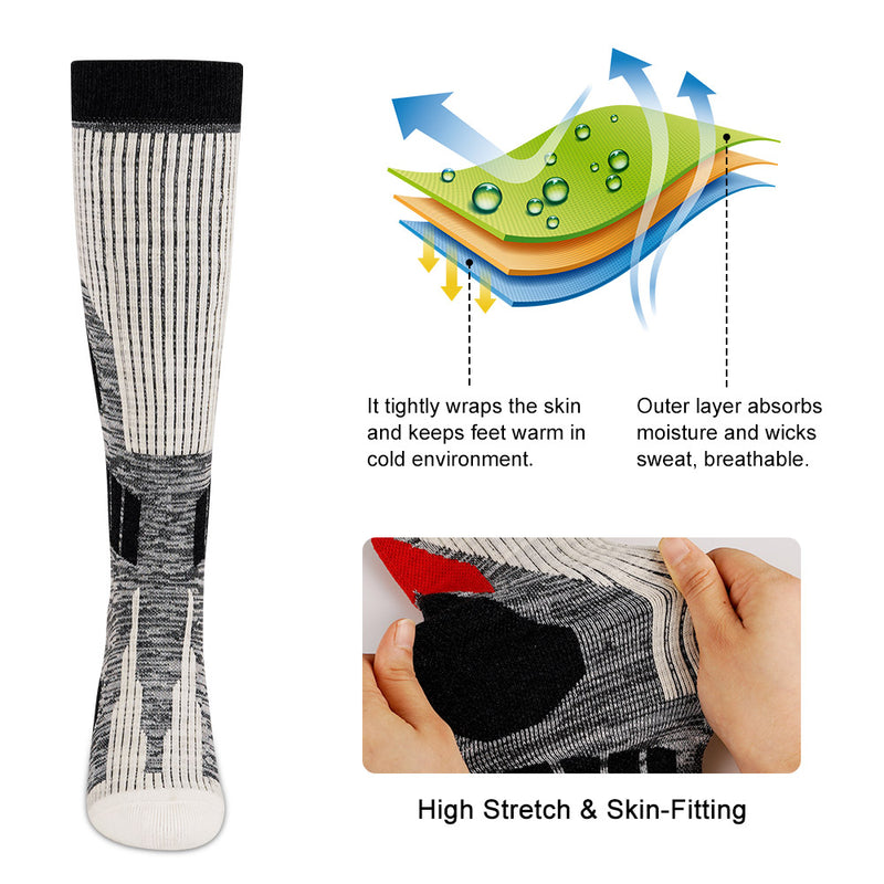 Load image into Gallery viewer, High Performance Ski Merino Wool Socks
