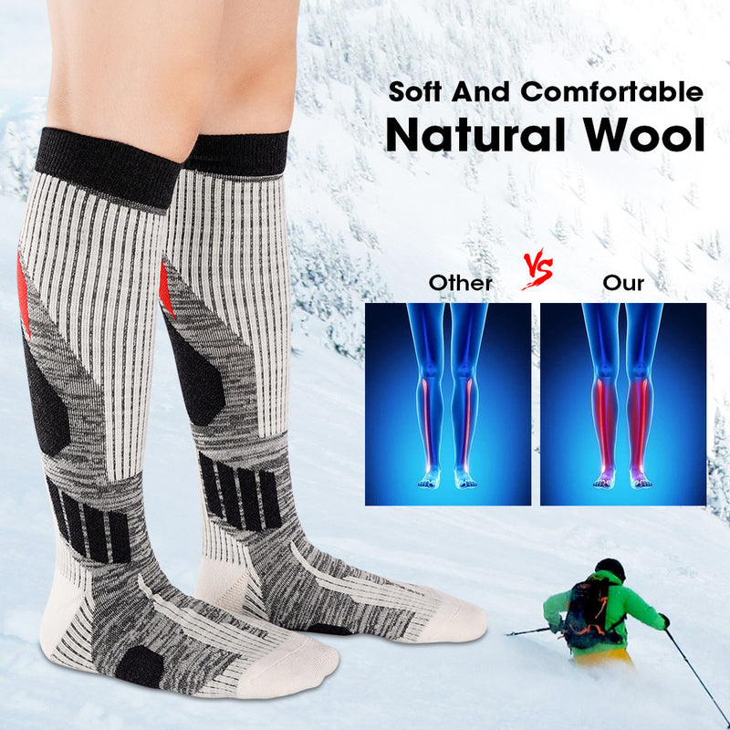 Load image into Gallery viewer, High Performance Ski Merino Wool Socks
