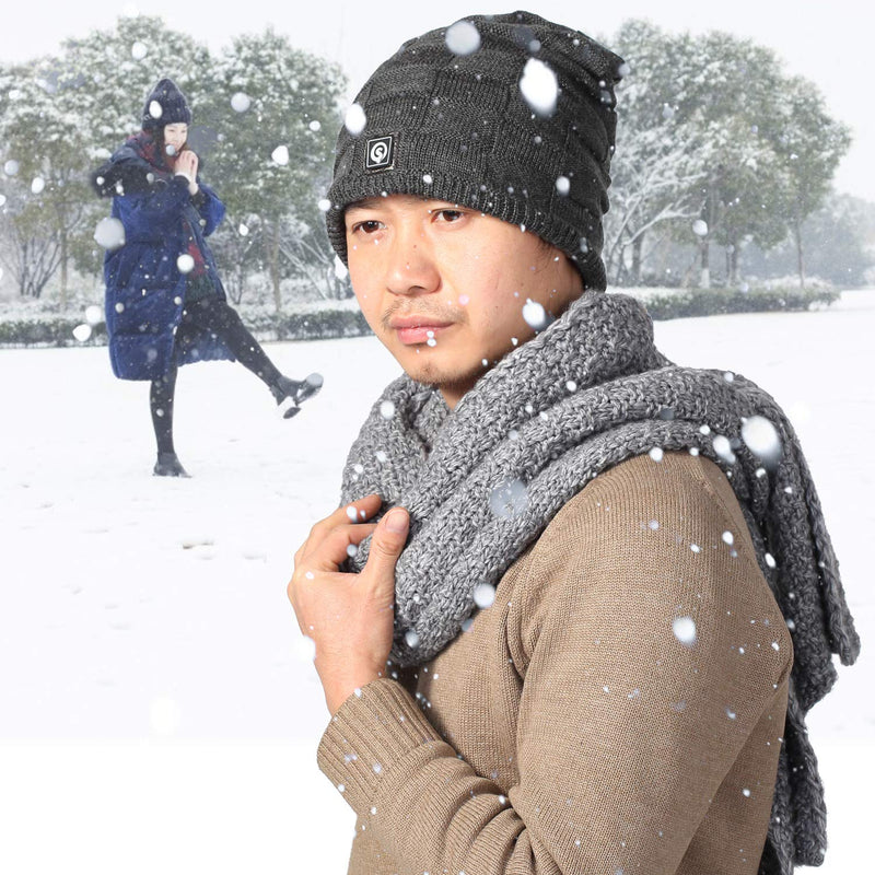 Chargez l&#39;image dans la visionneuse de la galerie, Chapeau chauffant hommes femmes batterie électrique hiver chaleur ski chapeau
