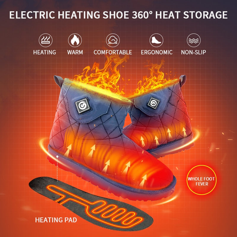 Cargue la imagen en el visor de la galería, SAVIOR Heated Warm Indoor Cotton Boots
