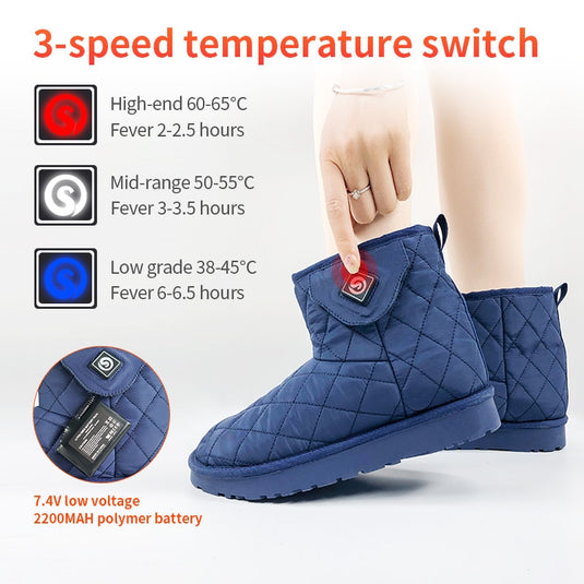 SAVIOR Heated Warm Indoor Cotton Boots