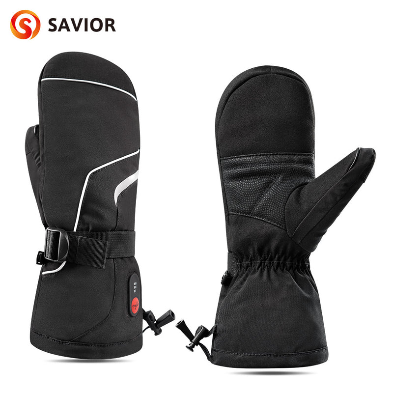 Load image into Gallery viewer, Savior Winter Warm Sport Snow Ski Heated Mittens Gloves
