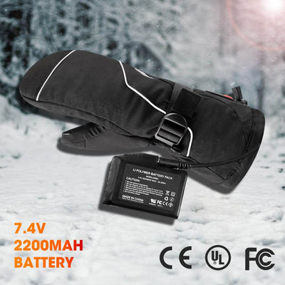 Savior Winter Warm Sport Snow Ski Heated Mittens Gloves additional product view